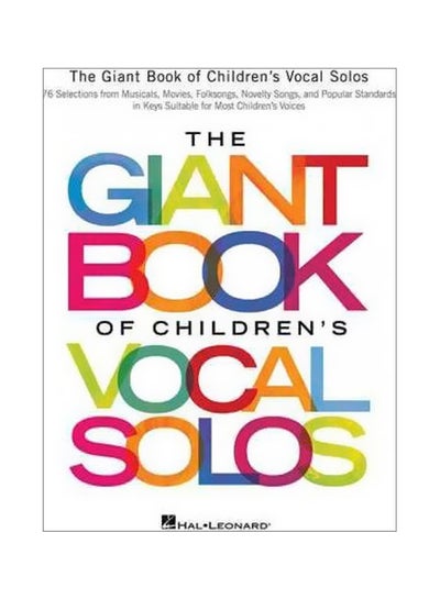 Buy The Giant Book Of Children's Vocal Solos paperback english - 2/1/2016 in UAE