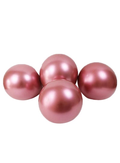 Buy 50-Piece Shiny Balloon Set Red 12inch in Saudi Arabia