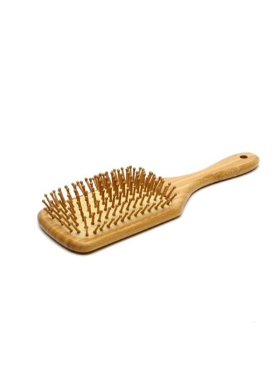 Buy Large Square Shaped Hair Brush Brown 20cm in Egypt