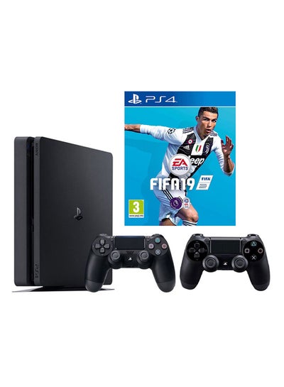 PlayStation Slim 1TB + 2 Controller + FIFA 19 Edition price in Saudi | Noon Saudi Arabia | kanbkam