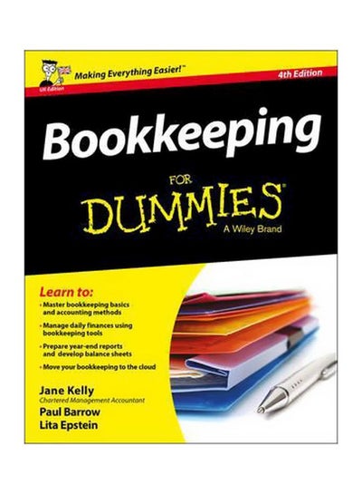 Buy Bookkeeping For Dummies paperback english - 25/Apr/16 in UAE