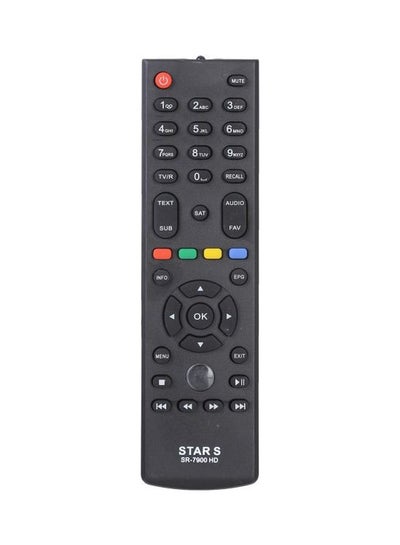 Buy Remote Control For HD Star Sat 7900 Receiver kl124 Black/Blue/Red in UAE