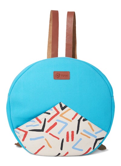 Buy Simple Mini Backpack Blue/Brown in Egypt