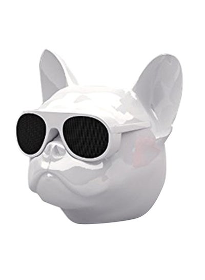 Buy Wireless Bulldog Speaker White/Black in Saudi Arabia