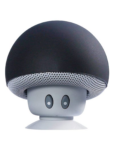 Buy Mini Mushroom Portable BT V4.1 Waterproof Speaker Black/White in UAE