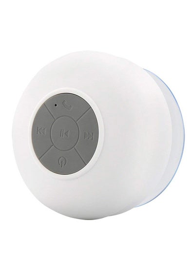 Buy Mini Portable Waterproof Bluetooth 3.0 Speaker White in UAE