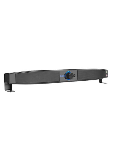 Buy USB-Powered Soundbar Speaker V4676 Grey V4676 Grey in UAE