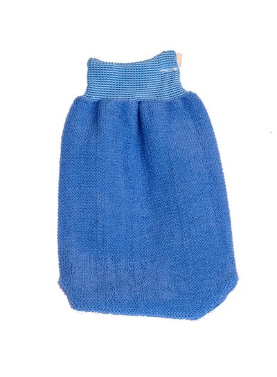 Buy Exfoliating Bath Glove Blue 250grams in Saudi Arabia