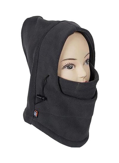 Buy Hooded Mask Thick Warm Cap One Size in UAE