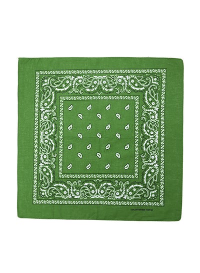 اشتري Flower Print Headscarf Green في السعودية