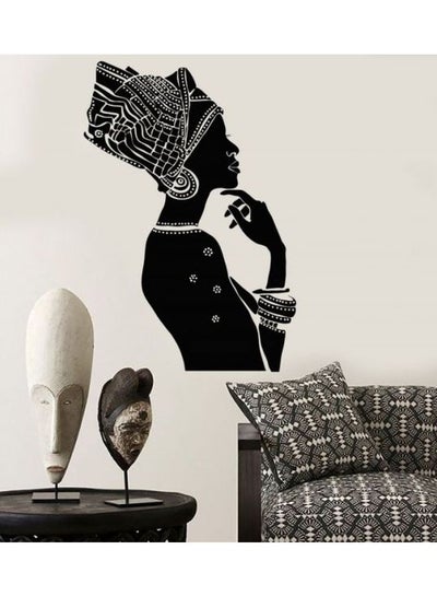 Buy African Wall Stickers Black 60x45cm in Egypt