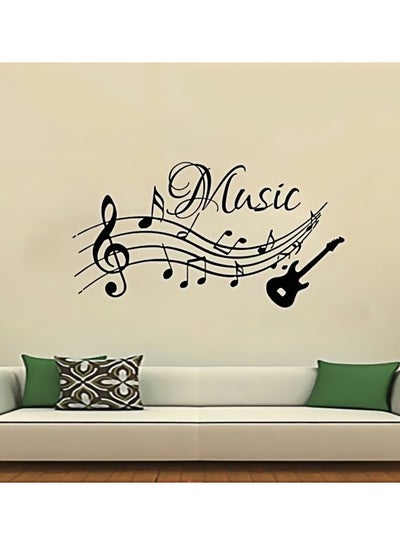 اشتري Music Wall Sticker Black 65x38 سنتيمتر في مصر