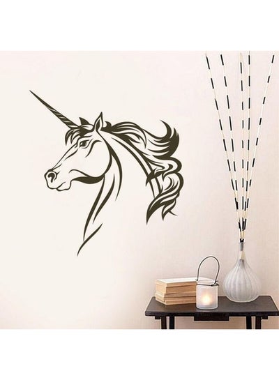 Buy Unicorn Wall Sticker Black 150x96cm in Egypt