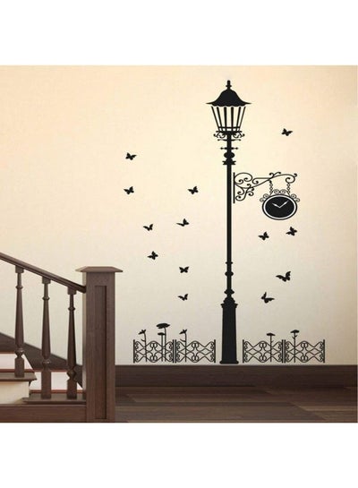 Buy Street Lamp Wall Sticker Black 120x80cm in Egypt