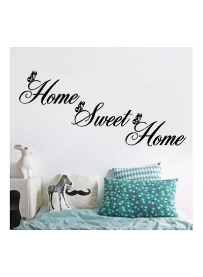 Buy Home Sweet Home Wall Sticker Black 60x45cm in Egypt