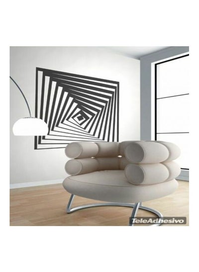 اشتري Optical Illusion Wall Sticker Black 105x100 سنتيمتر في مصر