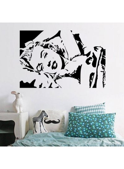 اشتري Marilyn Monroe 1 Wall Sticker Black 60x90 centimeter في مصر