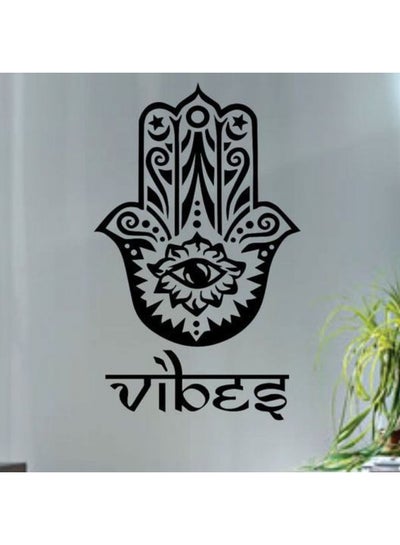 Buy Zen Vibes Wall Sticker Black 24x36cm in Egypt