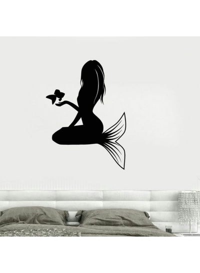 Buy Mermaid 4 Wall Sticker Black 96x150cm in Egypt