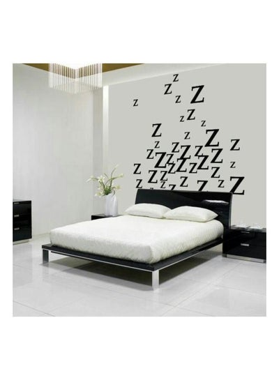 Buy Decorative Wall Sticker Black 100x105cm in Egypt