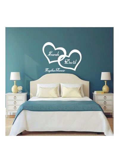 اشتري Decorative Couples Wall Sticker White في مصر