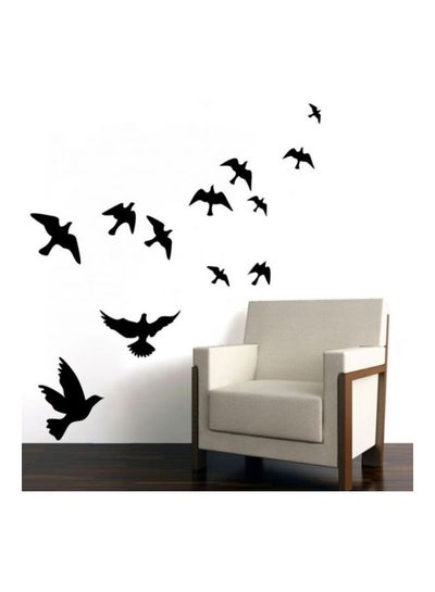 اشتري Birds Flocks Wall Sticker Black في مصر