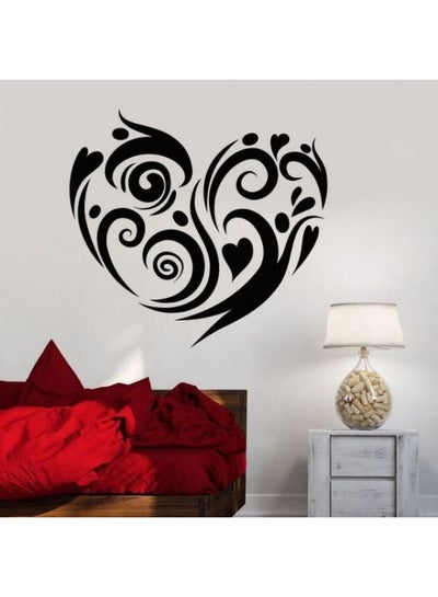 Buy Printed Wall Sticker Black 90x60cm in Egypt