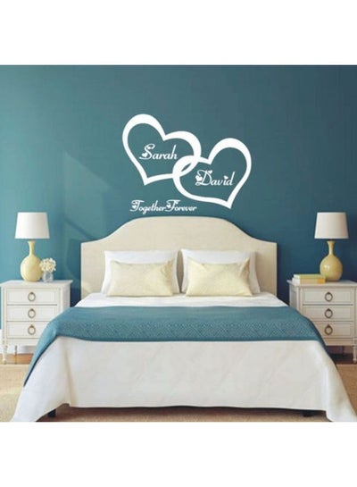 Buy Printed Wall Sticker White 65x38cm in Egypt