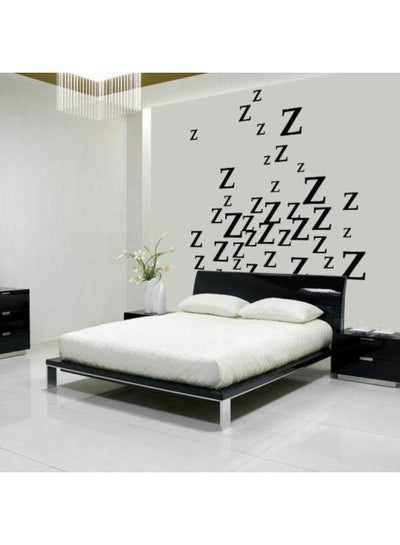 Buy Designed Wall Sticker Black 38x58cm in Egypt