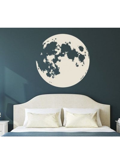 اشتري Moon Wall Sticker White 90x60 سنتيمتر في مصر