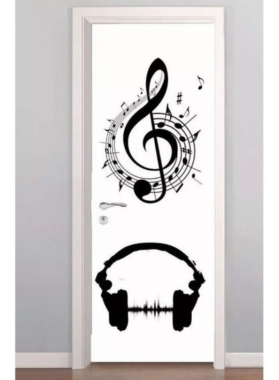 اشتري Music Wall Sticker Black 60x45 سنتيمتر في مصر