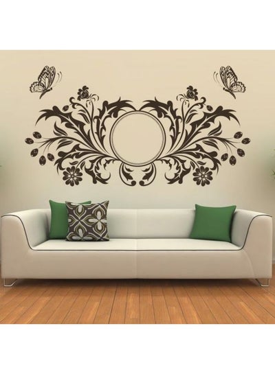 اشتري Butterflies Printed Wall Sticker Black 60x90 سنتيمتر في مصر