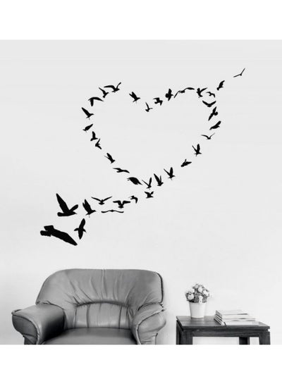 Buy Love Wall Sticker Black 80x120cm in Egypt