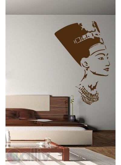 Buy Nefirtiti Wall Sticker Brown 60x45cm in Egypt