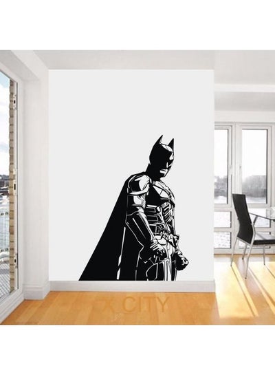 Buy Batman Printed Wall Sticker Black 38x58centimeter in Egypt