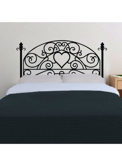 Buy Bed Designed Wall Sticker Black 38x58cm in Egypt