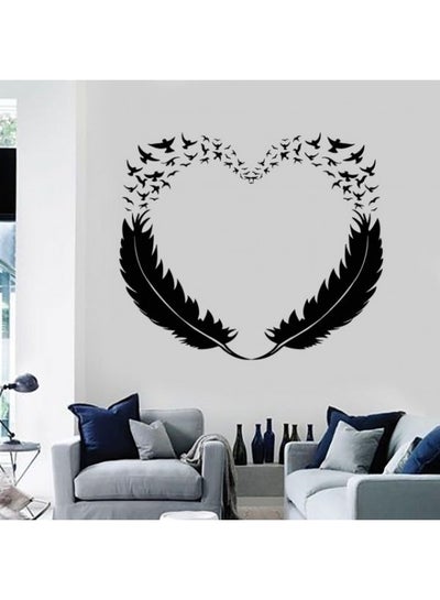 Buy Vinyl Wall Sticker Black 80x120cm in Egypt