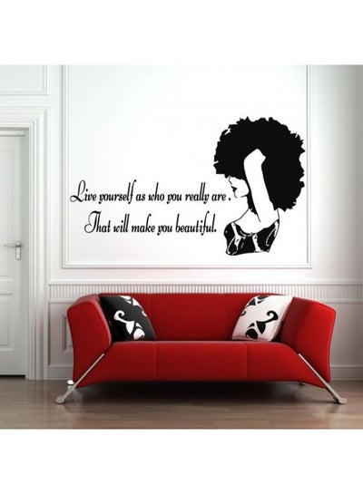 اشتري Truely Beautiful Wall Sticker Black 90x60 سنتيمتر في مصر