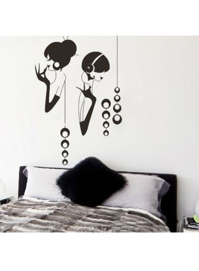 اشتري Vinyl Wall Sticker Black 100x105 سنتيمتر في مصر