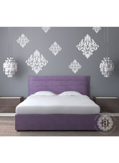 اشتري Damask 1 Wall Sticker White 90x60 سنتيمتر في مصر