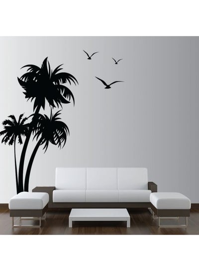 اشتري Palms Wall Sticker Black/White 45x60 سنتيمتر في مصر