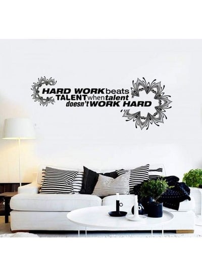 Buy Team Work Wall Stickers Black 60x45cm in Egypt