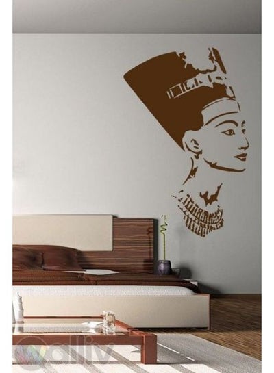 Buy Nefirtiti Wall Sticker Brown 90x60cm in Egypt