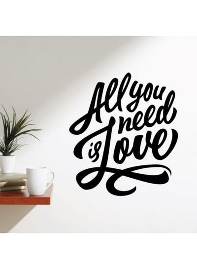 Buy All You Need Wall Sticker Black 120x80cm in Egypt