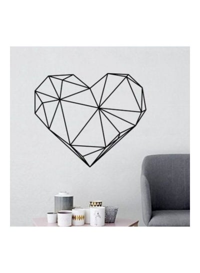 Buy Love Design Wall Sticker Black 120x80cm in Egypt