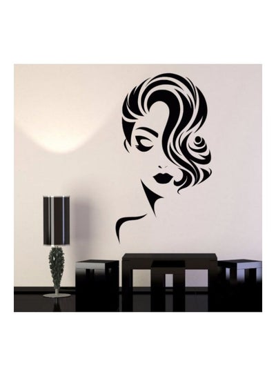 Buy Pretty Lady Wall Stcker Black 116x52cm in Egypt