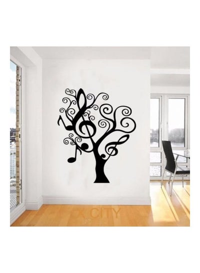 اشتري Music Notes Tree Wall Sticker Black 150x96 سنتيمتر في مصر