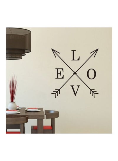 Buy Vinyl Wall Sticker Black 80x120cm in Egypt