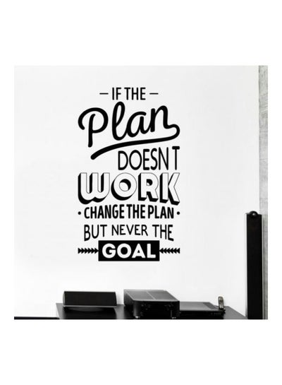 Buy Planning Wall Sticker Black 96x150cm in Egypt