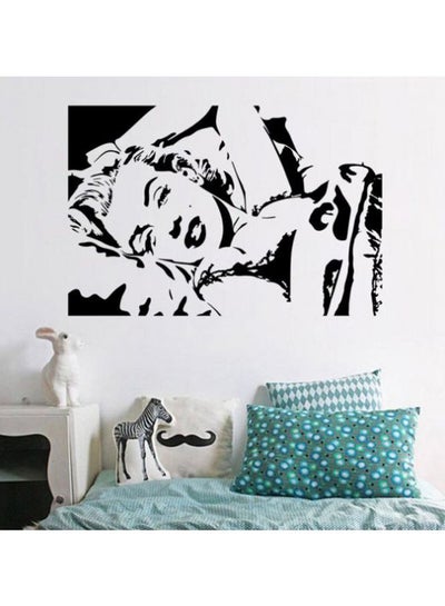 اشتري Marilyn Monroe 1 Wall Sticker Black 65x38 سنتيمتر في مصر